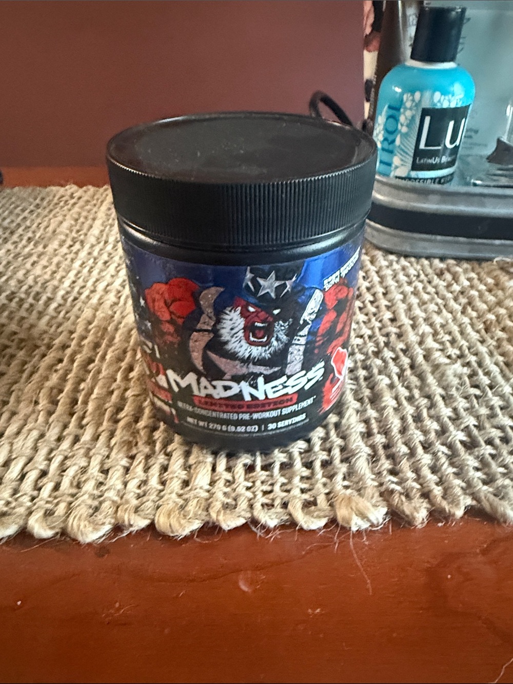 Madness Pre-Workout Supplement - Black & Blue Label